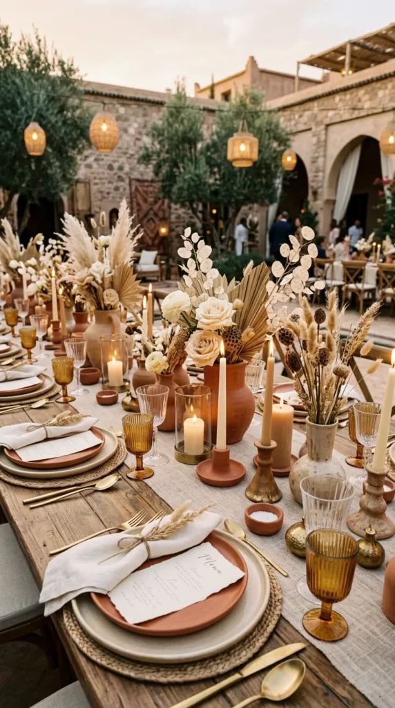 Use Warm Terracotta and Sand Tone
