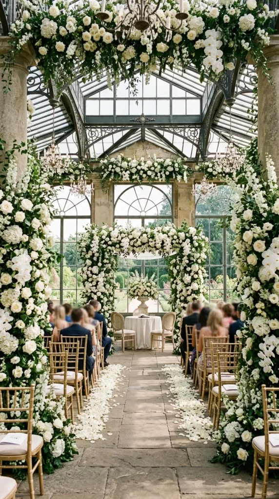 A Floral-Filled Glasshouse Celebration