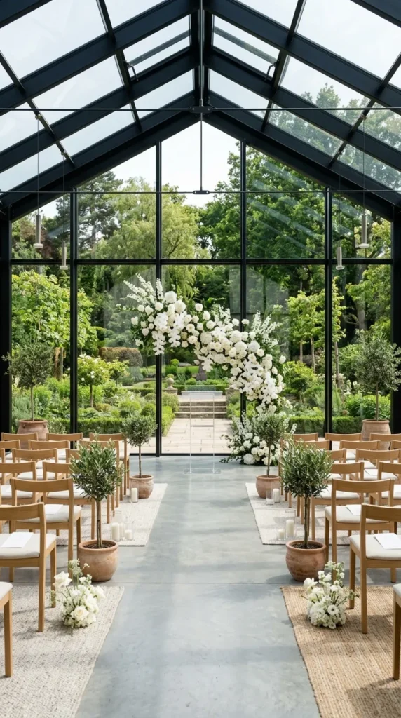A Minimalist Modern Orangery