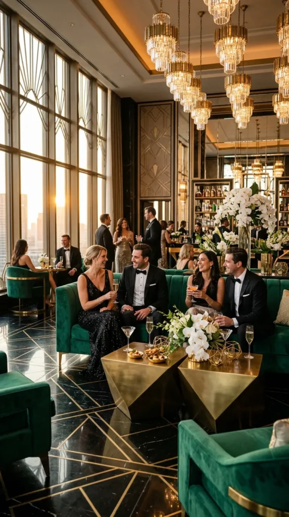 Add Emerald Green for Vintage Luxury