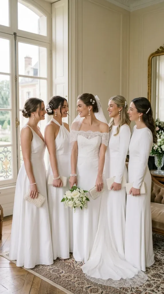 Add Pearl Accessories Throughout the Bridal Party