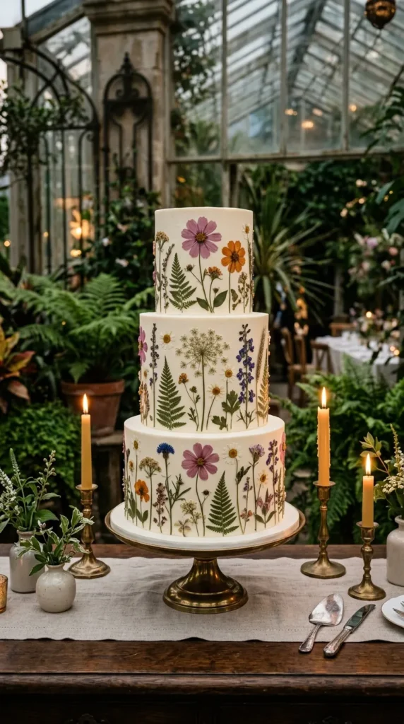 Add Pressed Flowers for a Fine-Art Finish
