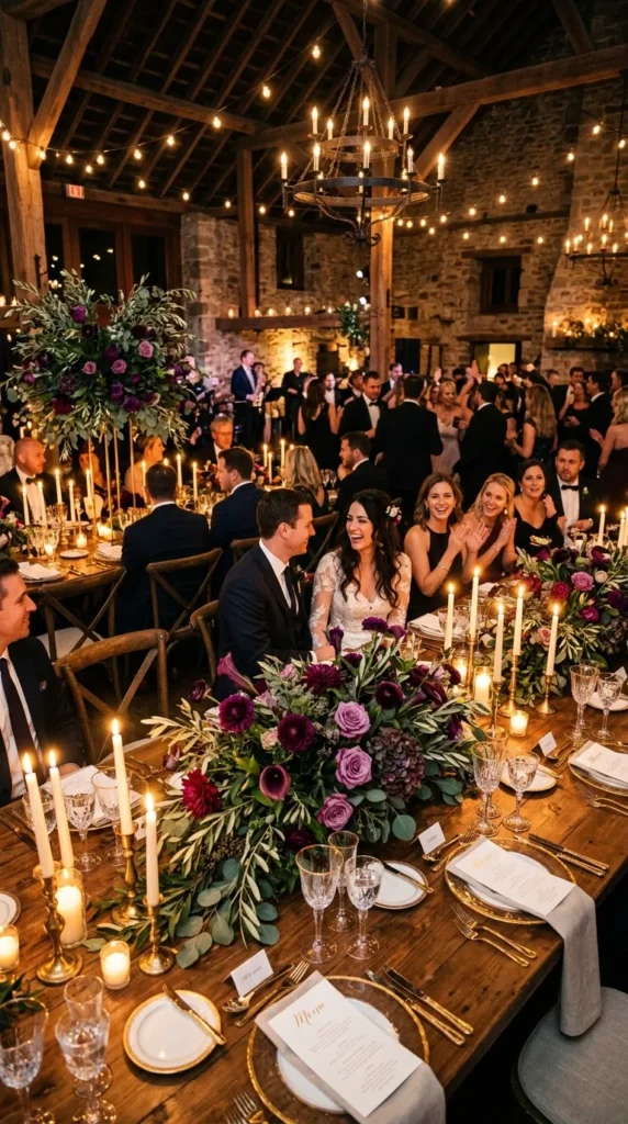Aubergine, Olive & Antique Gold