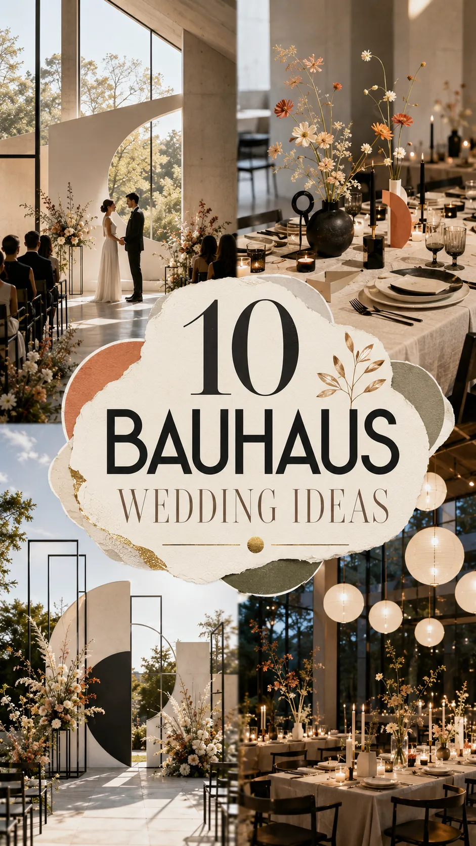 Bauhaus Wedding Ideas for a Stylish Late Summer Celebration
