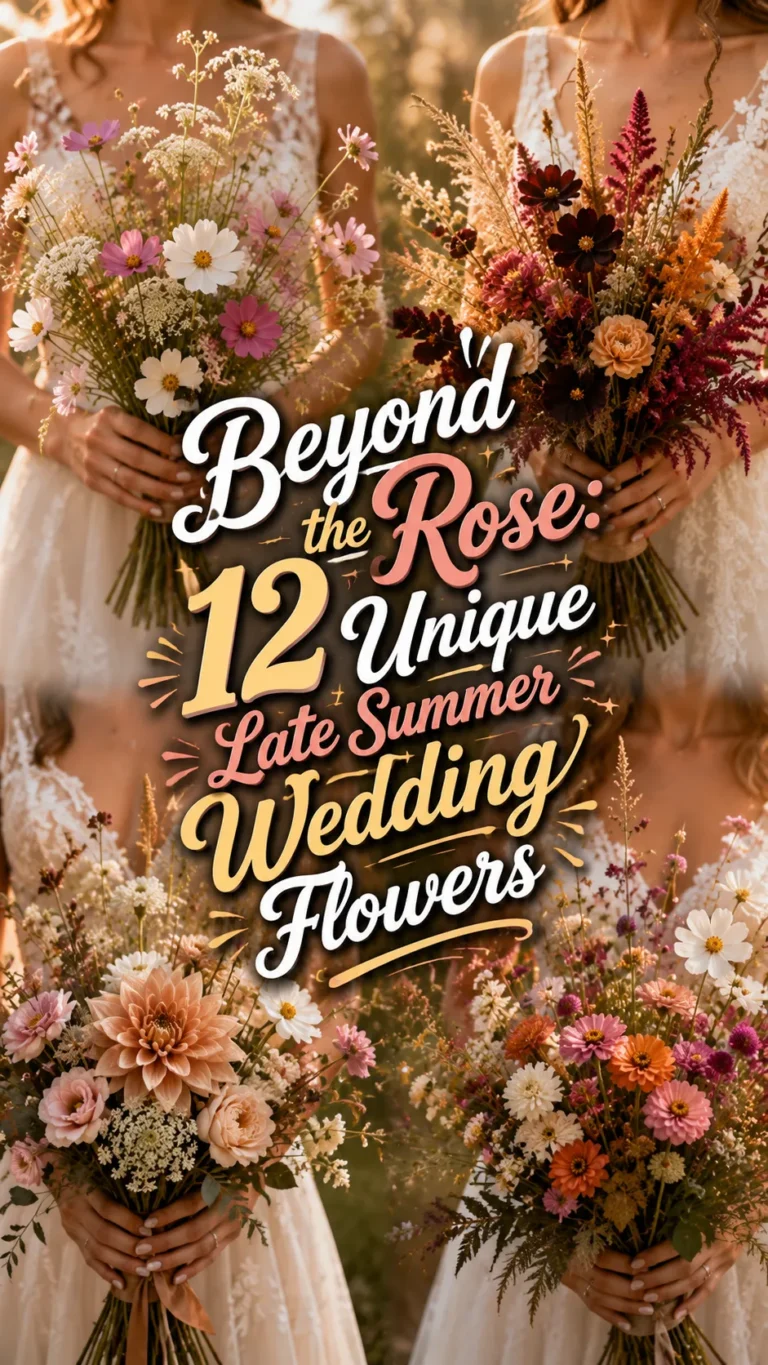 Beyond the Rose Unique Late Summer Wedding Flowers for a One-of-a-Kind Bouquet
