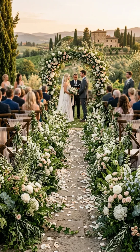 Blend Flowers with Natural Greenery