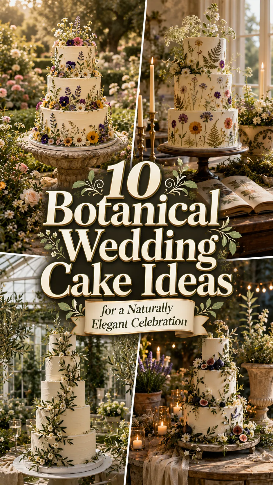 Botanical Wedding Cake Ideas for a Naturally Elegant Celebration