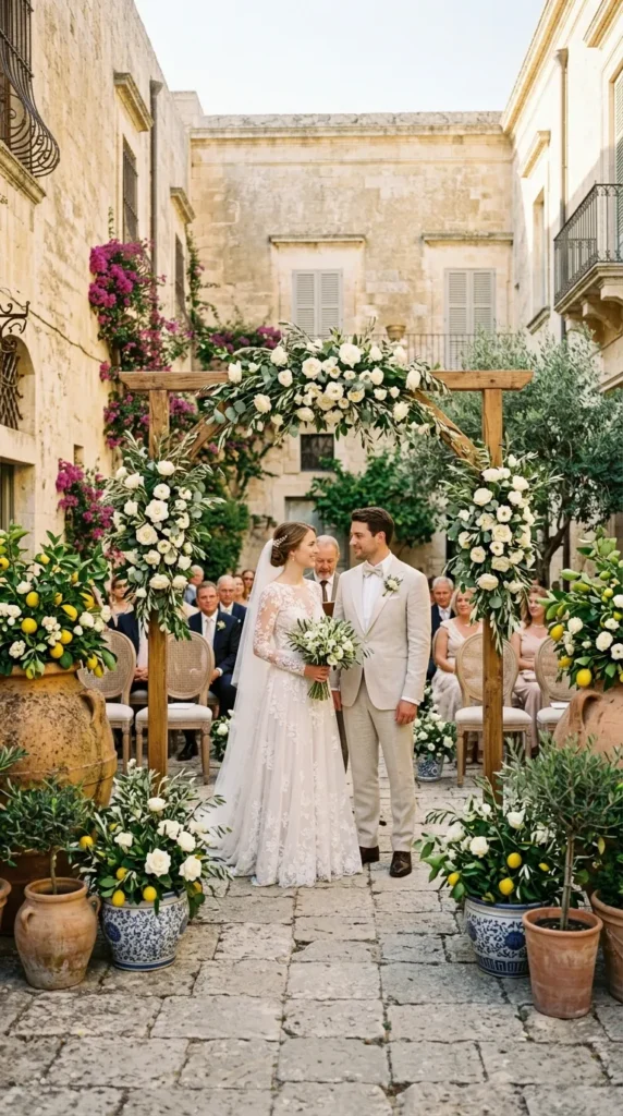 Bright Mediterranean-Inspired Backdrop