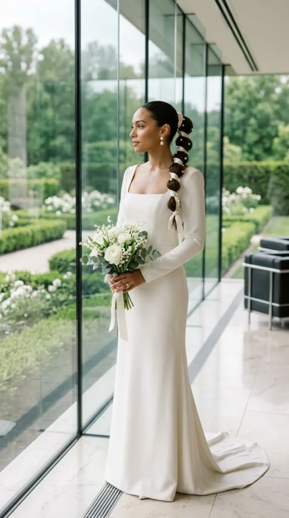 Bubble Ponytail with Elegant Details