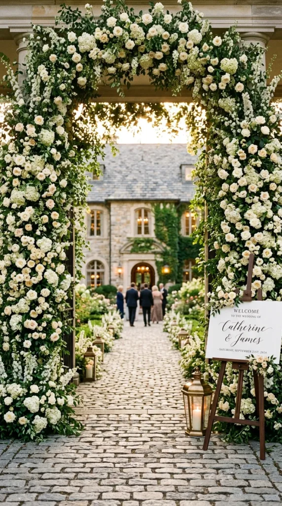Build a Floral Entrance Installation