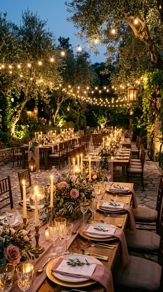 Decorate with Candlelight and Warm Gold