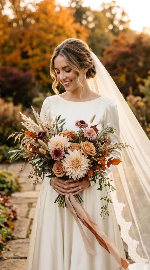 Carry a Textured Autumn Bouquet