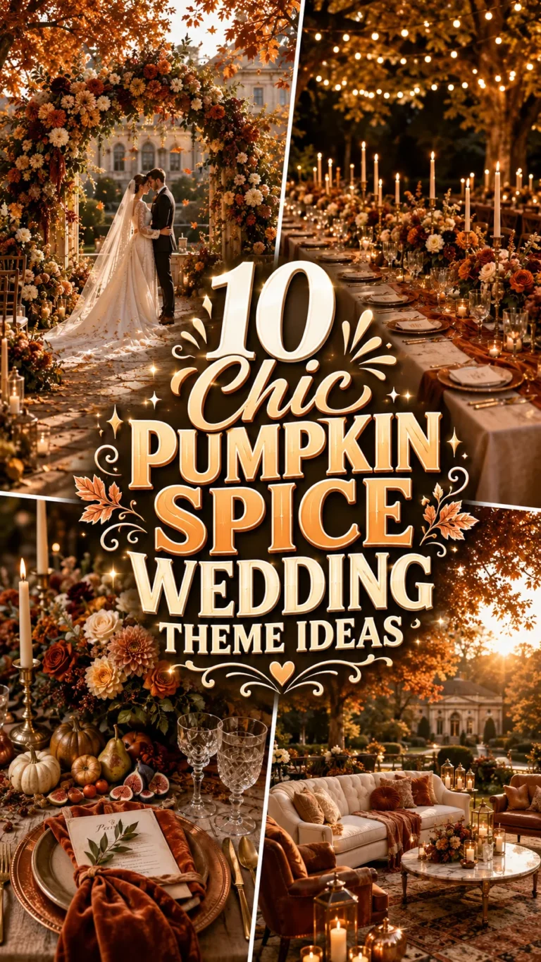 10 Chic Pumpkin Spice Wedding Theme Ideas Inspired by Autumn Colors