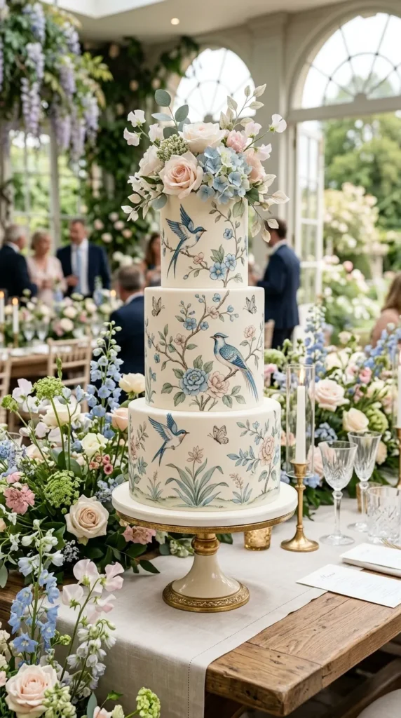 Chinoiserie Garden Cake