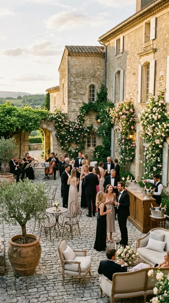 Create an Outdoor Cocktail Hour in the Courtyard