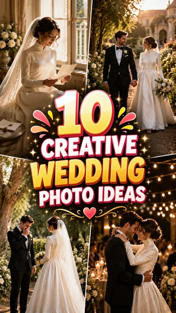 Creative Wedding Photo Ideas for Candid & Intimate Moments
