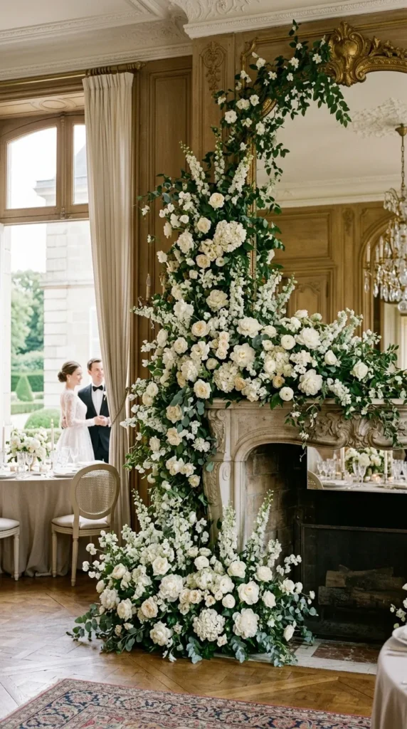 Decorate with Abundant White and Cream Florals