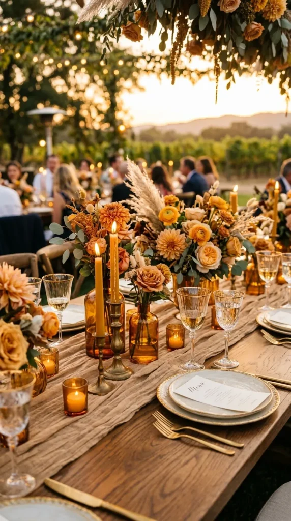 Decorate with Amber Glass and Brass