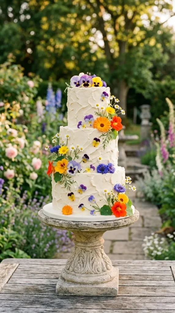 Decorate with Fresh Edible Flowers