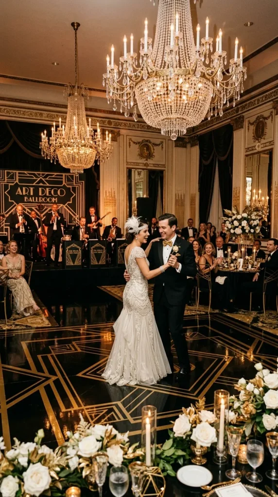 Design a Glamorous Black Dance Floor