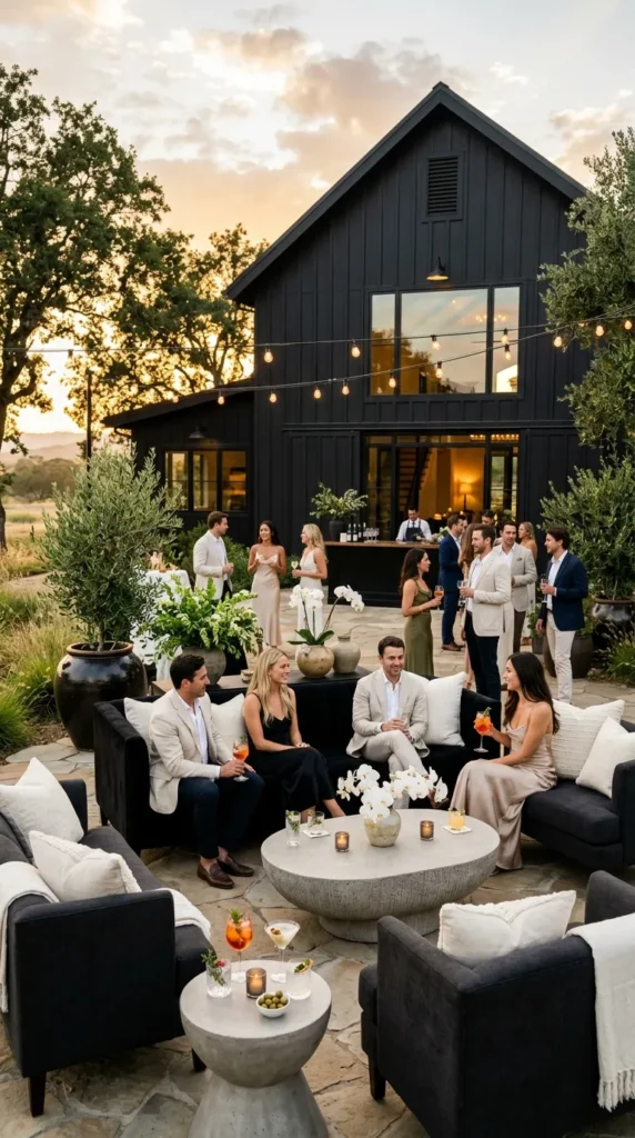 Design a Monochrome Cocktail Lounge