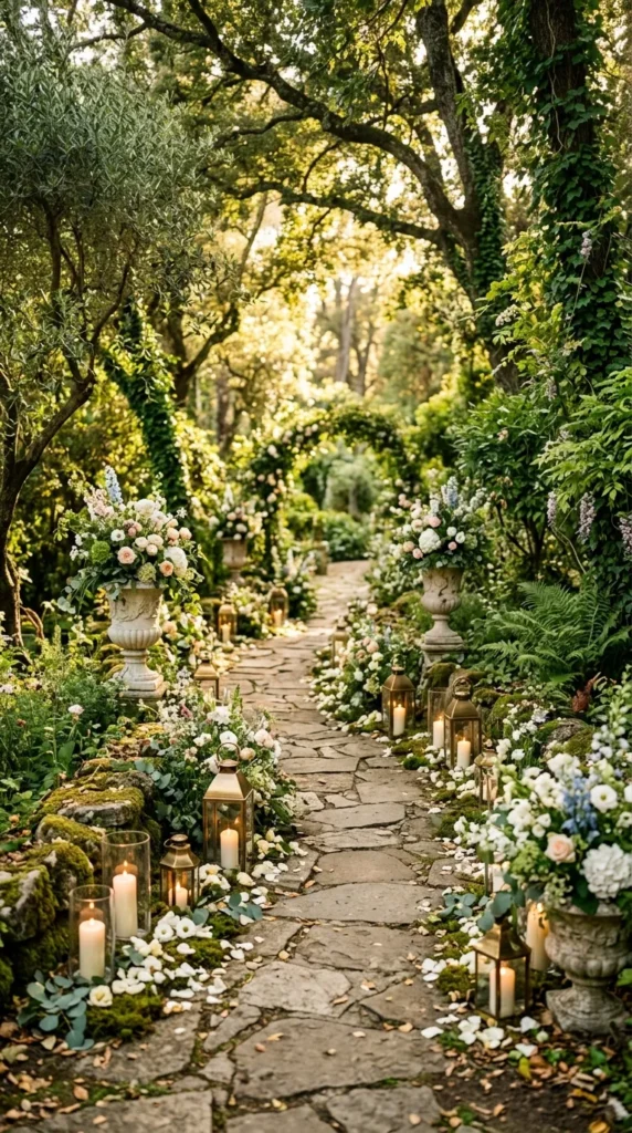 Design a Winding Garden Aisle
