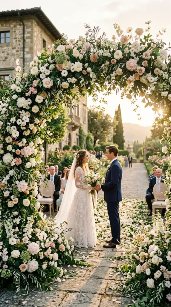 Design an Oversized Floral Ceremony Arch