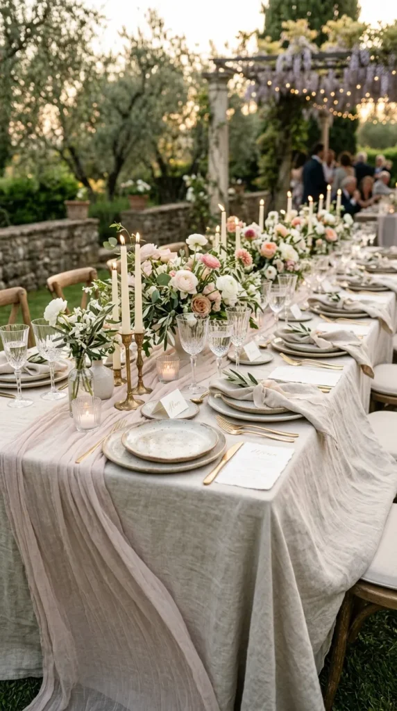 Dress Tables in Flowing Linen