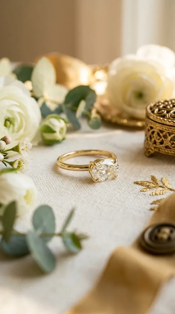 East-West Oval Ring