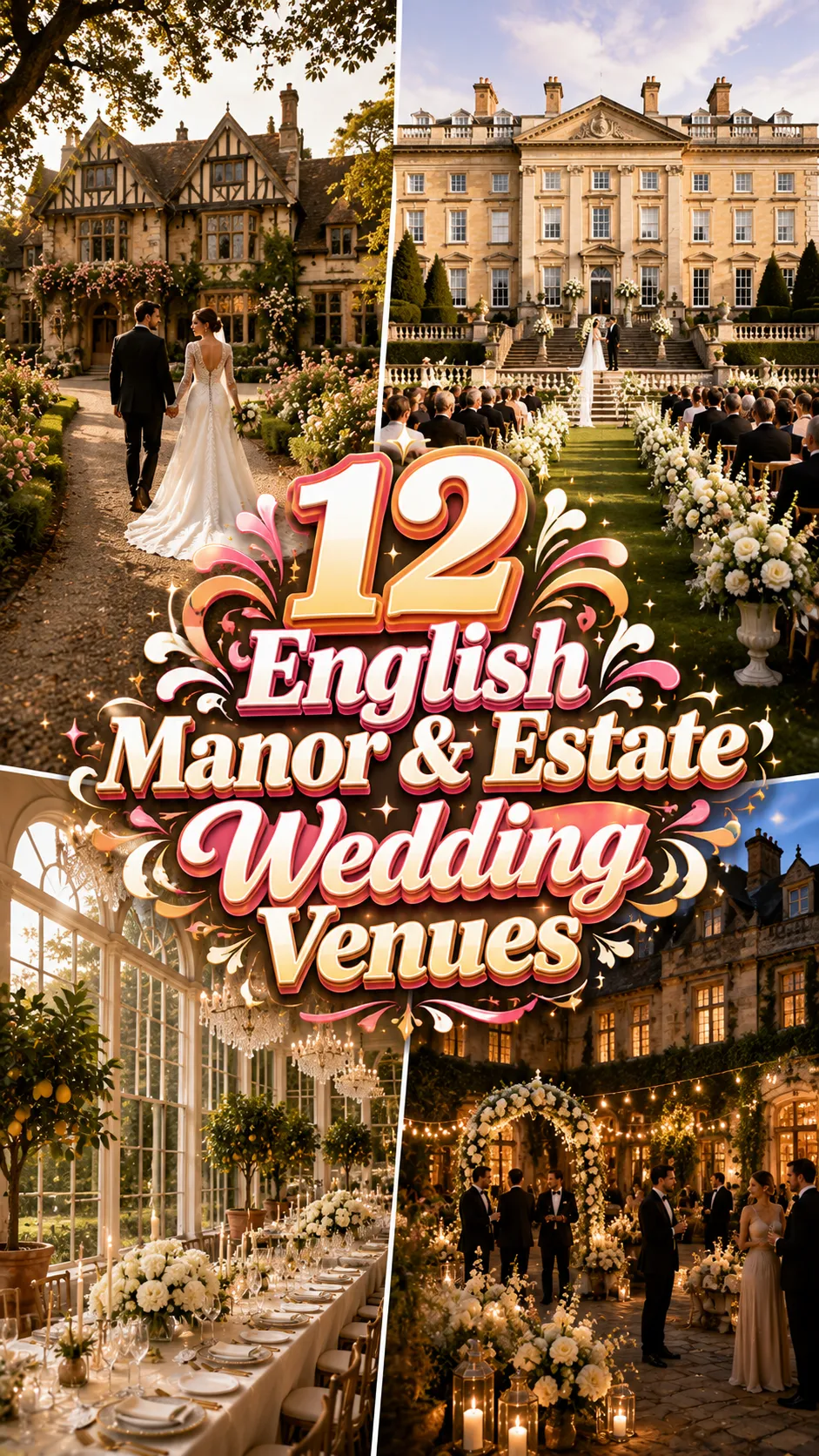 English Manor & Estate Wedding Venues That Deliver More Than Just a Pretty Backdrop