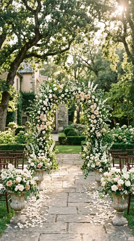 Exchange Vows Beneath an Enchanted Floral Arch
