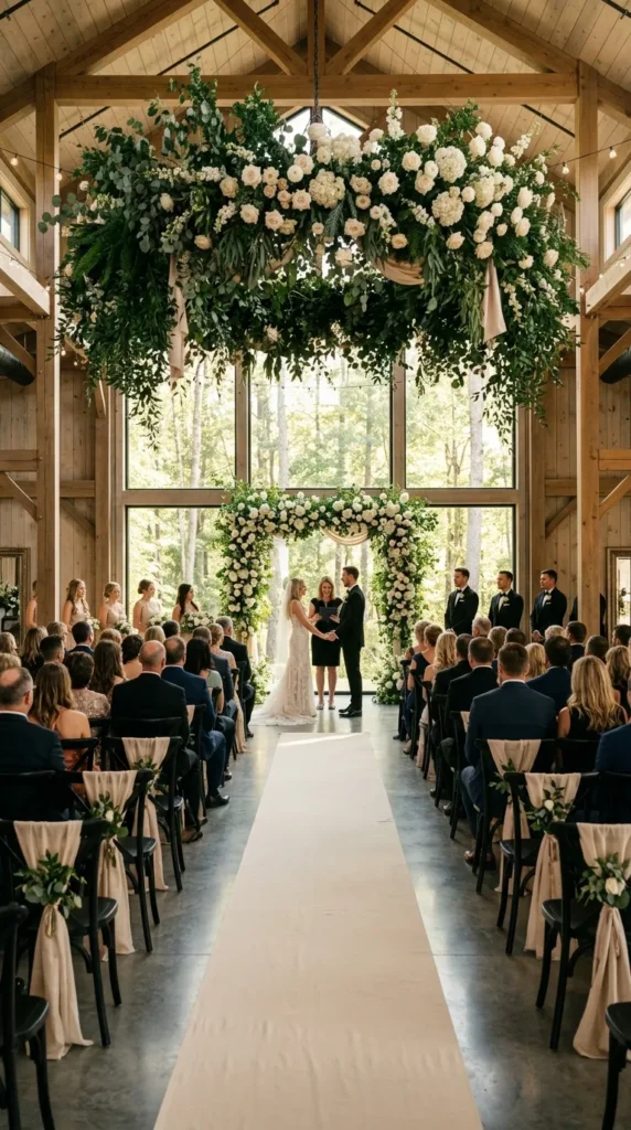 Forest Green, Black & Champagne
