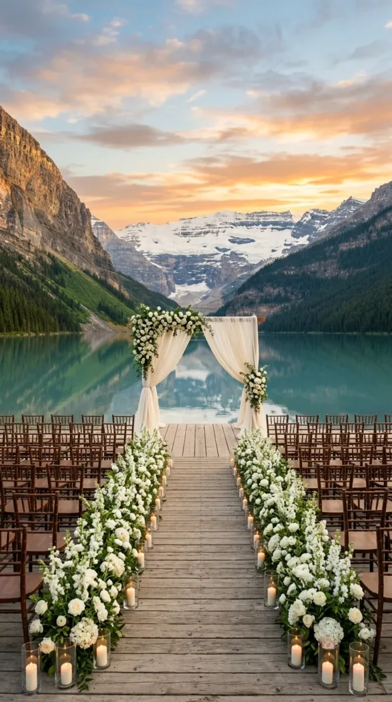 Frame a Lakeside Ceremony