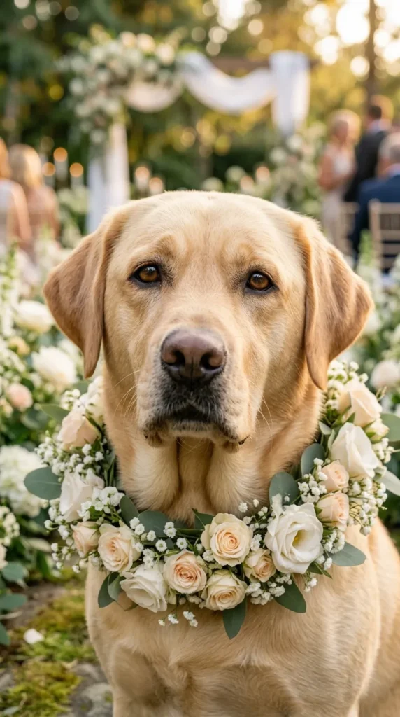 Give Your Dog a Floral Collar