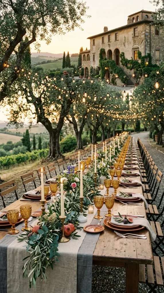 Host Dinner at Long Farmhouse Tables