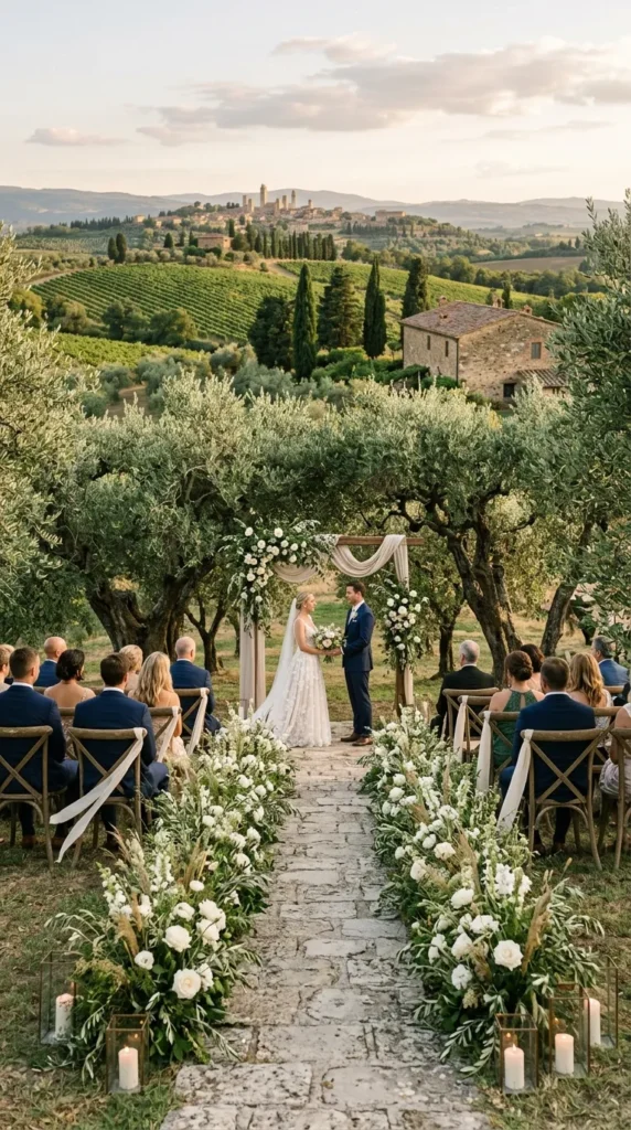 Host the Ceremony in an Olive Grove