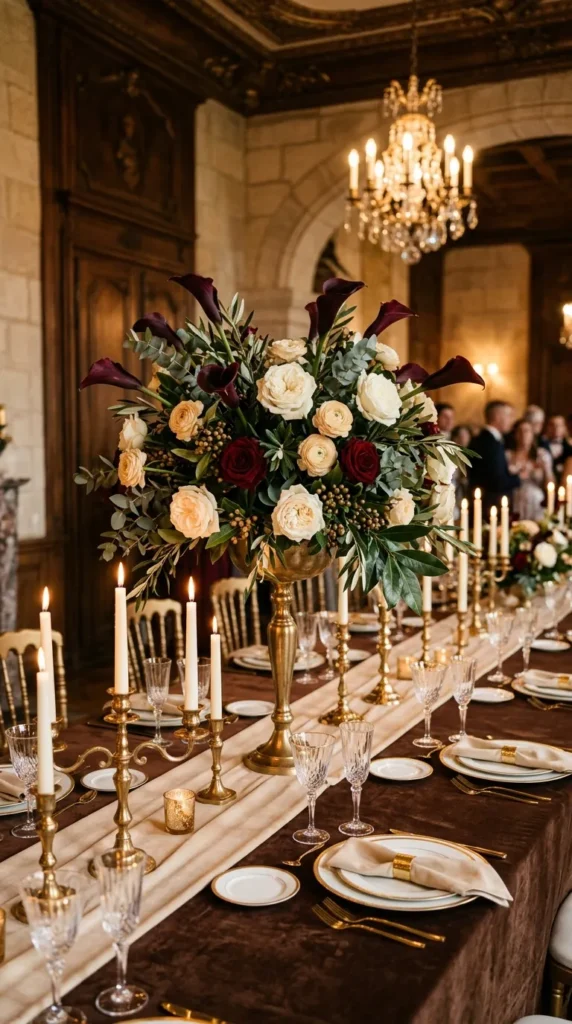 Incorporate Deep Burgundy Calla Lilies