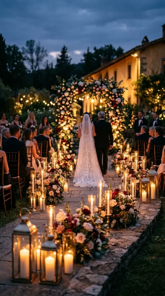 Introduce Soft Candlelight Along the Walkway