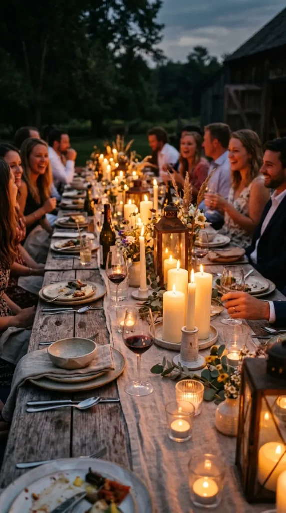 Let Candlelight Replace Excess Decoration