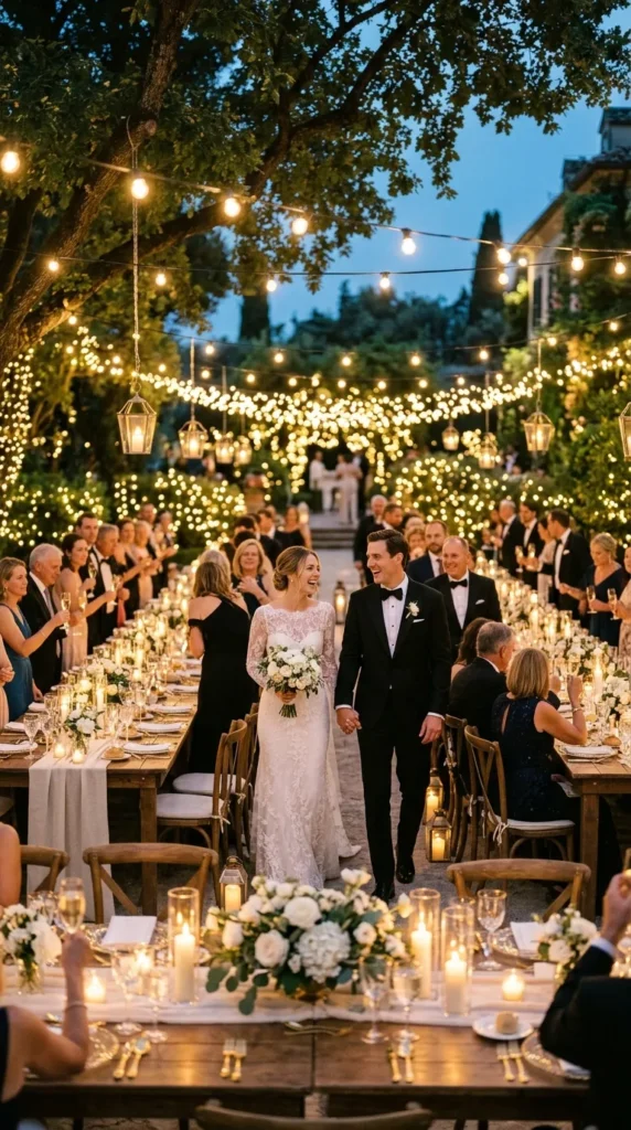 Let the Evening Glow Become Part of the Celebration
