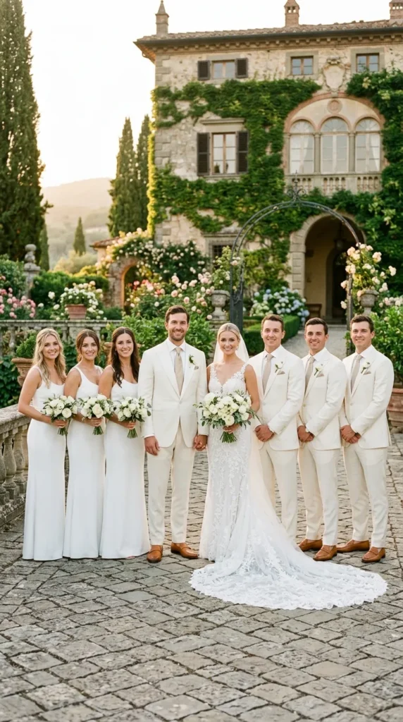 Let the Groom and Groomsmen Complement the Palette