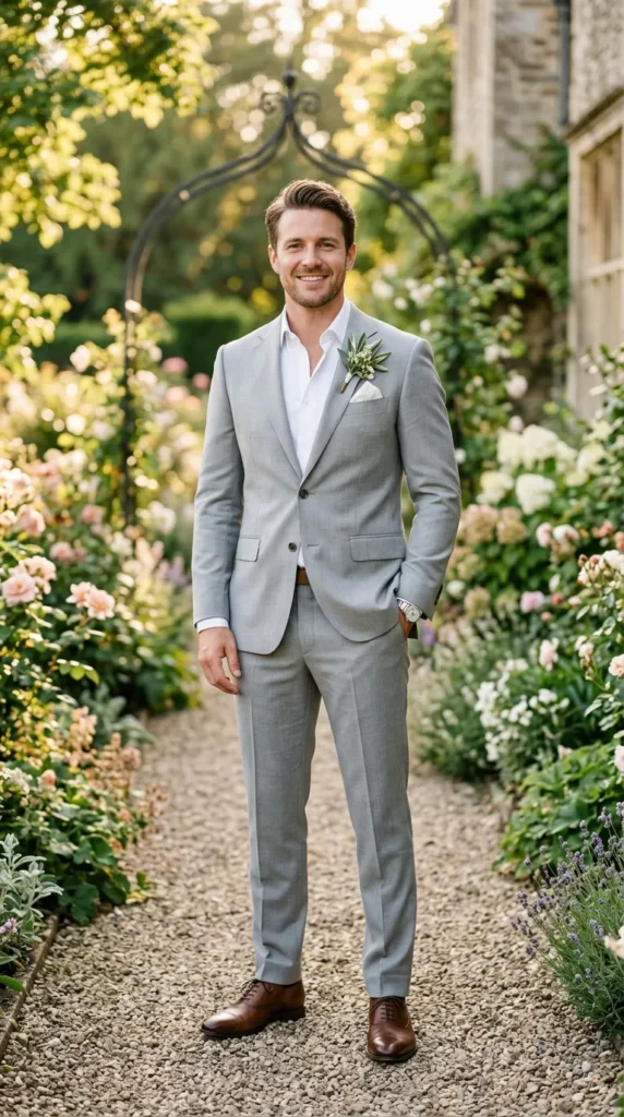 Light Dove Grey for Garden Weddings