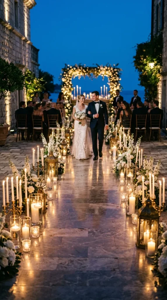 Line the Aisle with Hundreds of Candles