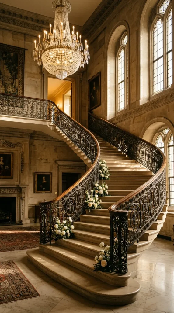 Manor Houses with Grand Staircases