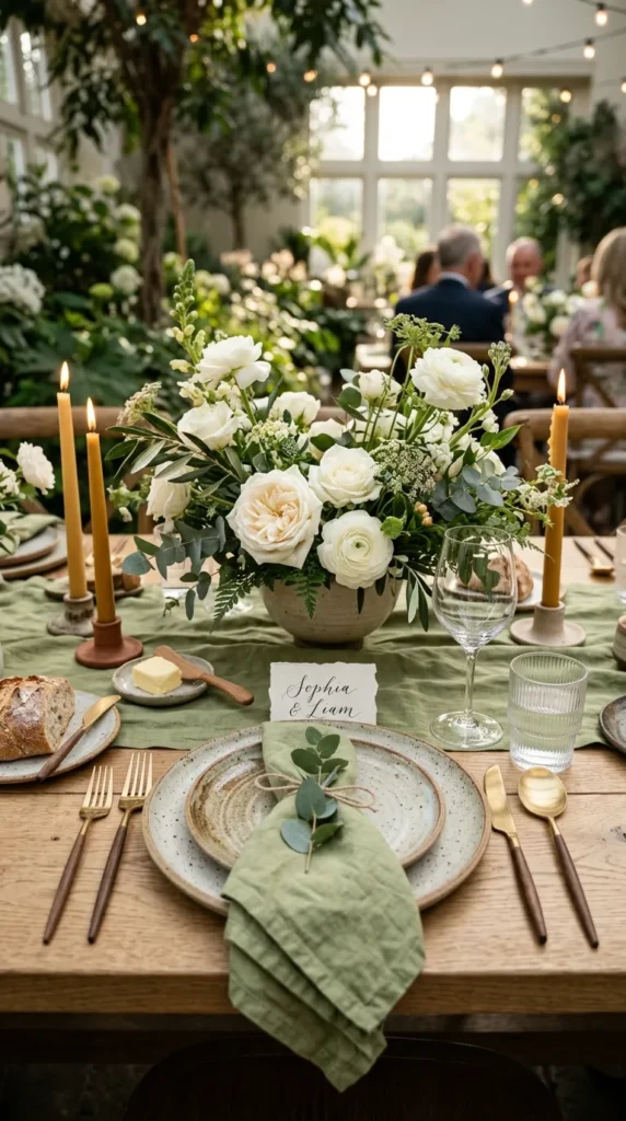 Matcha Green, Clay & Soft Ivory