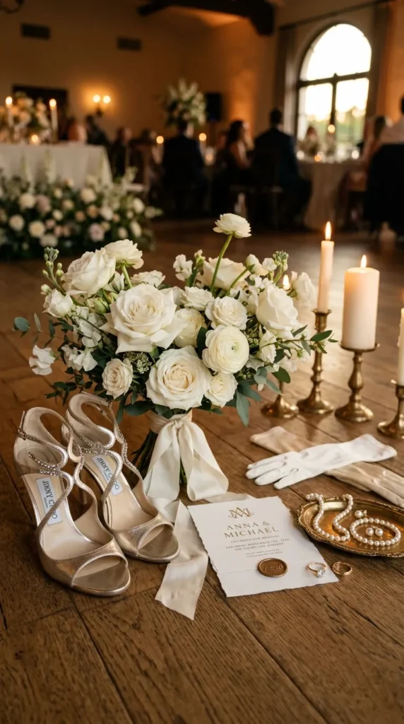 Metallic Gold or Champagne Heels