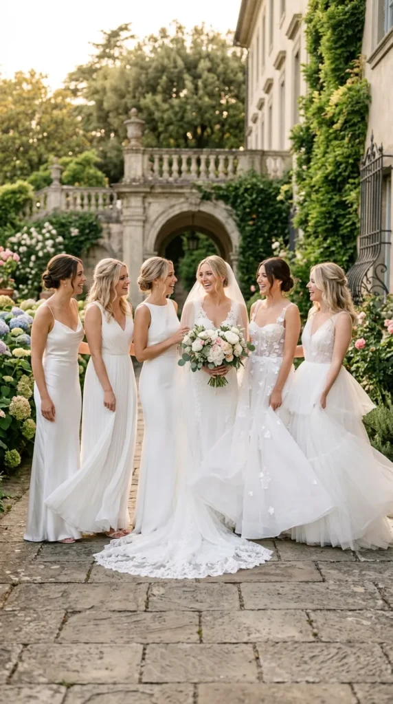 Mix Satin, Chiffon, and Crepe Fabrics