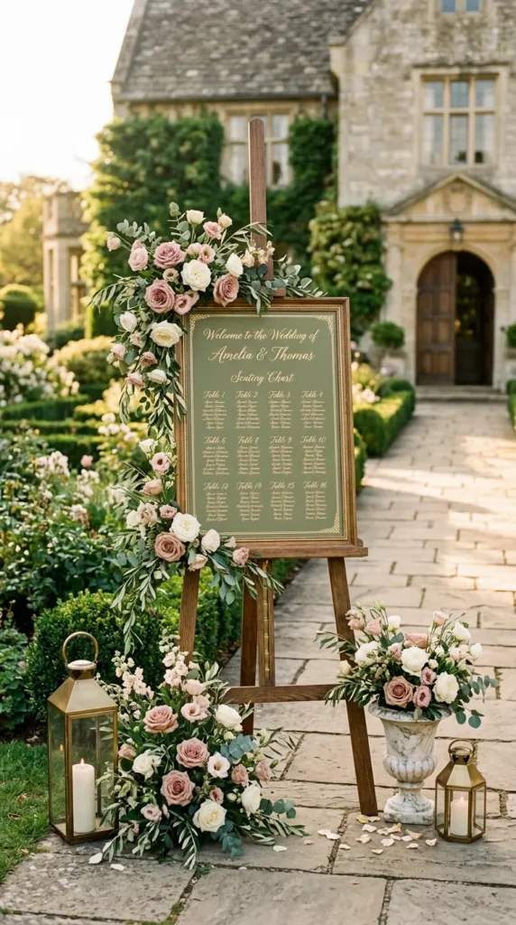 Welcome Guests with an Olive Green Seating Display
