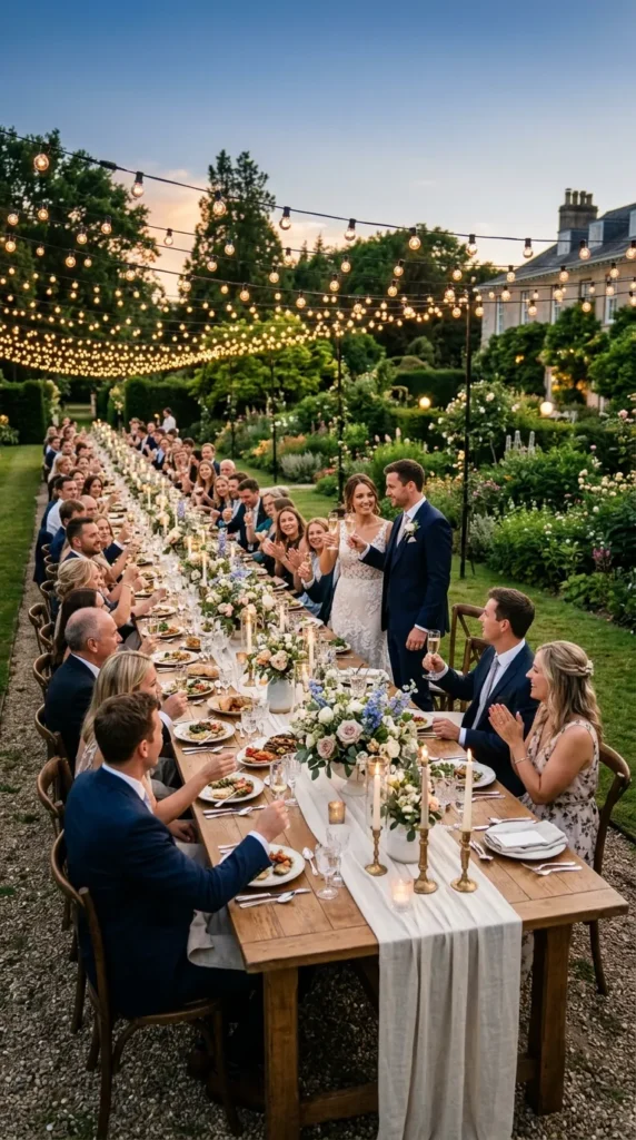Outdoor Dinner Parties Are Replacing Ballroom Receptions