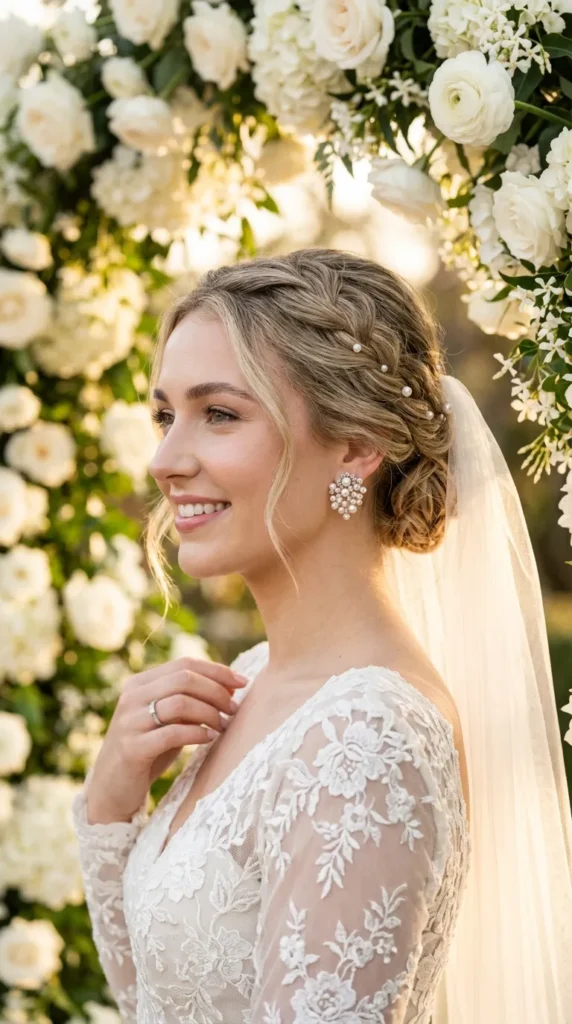 Pearl Cluster Earrings